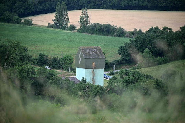 Le silo à grains de Puycasquier où le corps a été retrouvé.