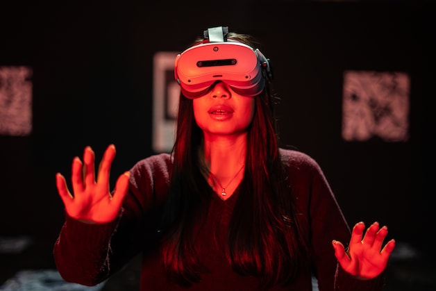 The highlight of the tour is a walking VR experience. 