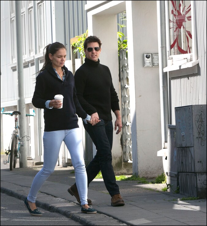 Tom en Katie samen in IJsland op 16 juni, één van de laatste foto's van de twee samen.