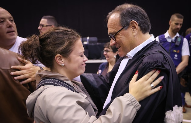 Manon Gara burst into tears when she heard on Friday that Falzone had been found guilty of intentional manslaughter.