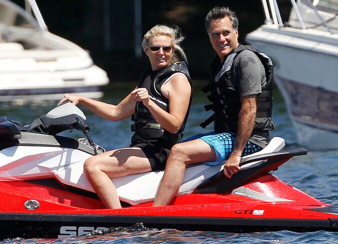 Ann en Mitt Romney.