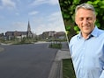Tussen het Moermanpark en Kleine Bassin wil de stad graag een conflictvrije voetgangersverbinding realiseren. / Mobiliteitsschepen Piet Delrue.