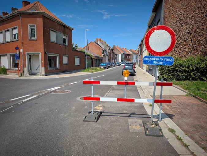 De J&M Sabbestraat gaat opnieuw dicht, dit keer voor een week 
