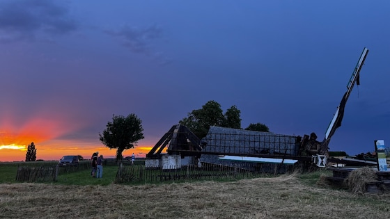 The iconic Huisekoutermolen has been completely destroyed.