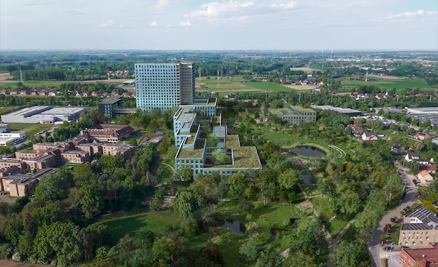 Bouw van eerste gebouw op nieuwe Jessa-campus gestart: “De HUB wordt ...