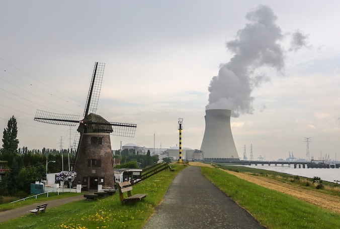 De kerncentrale in Doel.