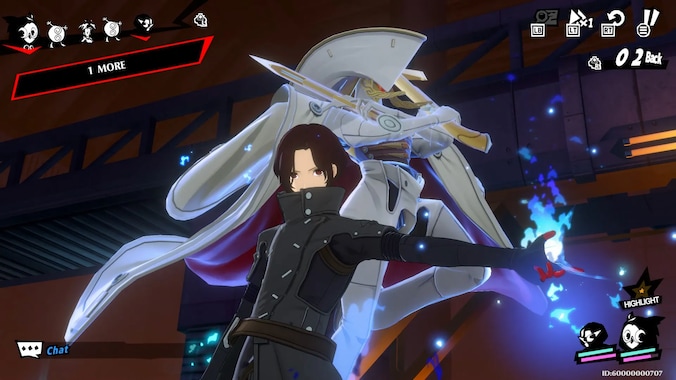 Een screenshot uit Persona 5: The Phantom X.