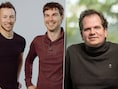 Jonas Delrue (links) en Kristof Van Stappen (rechts) van Jimber, CEO Filip Smets van Amotek