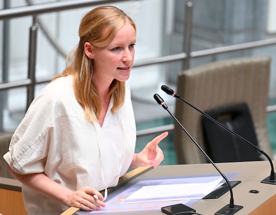 Minister Melissa Depraetere (Vooruit)