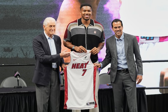 Giannis Antetokounmpo maakte de overstap al naar de Miami Heat.