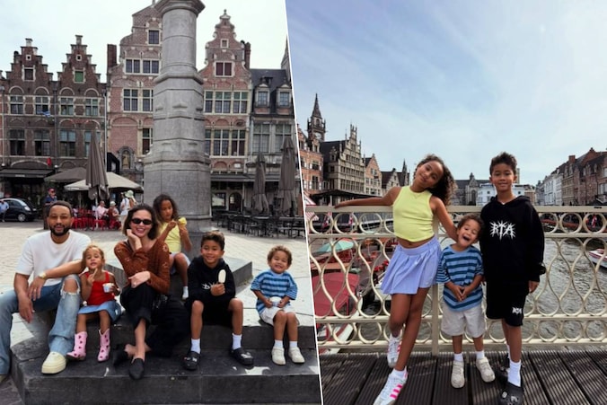 Chrissy Teigen en John Legend op vakantie in Gent | Showbizz | HLN.be