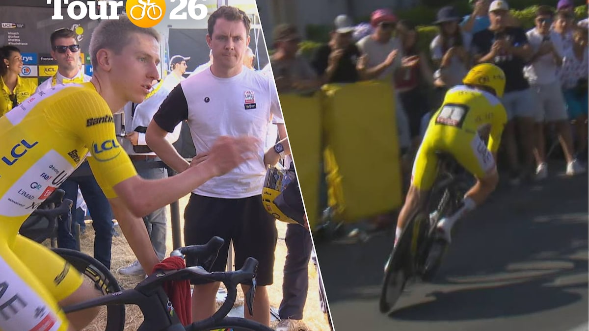 Tadej Pogacar bijt ondanks “risico's in afdaling” tanden stuk op Remco  Evenepoel en “reed bijna de hekkens in” | Sport | HLN.be