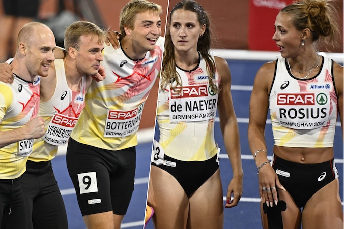 Historic European Championship medal for Belgian relay team in Rome