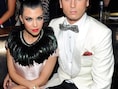 De trotse ouders: Kourtney Kardashian en vriend Scott Disick.