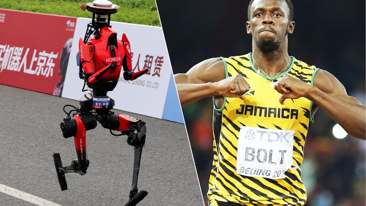 Chinese robot verbreekt menselijk wereldrecord van Usain Bolt op de 100  meter | Nieuws | HLN.be