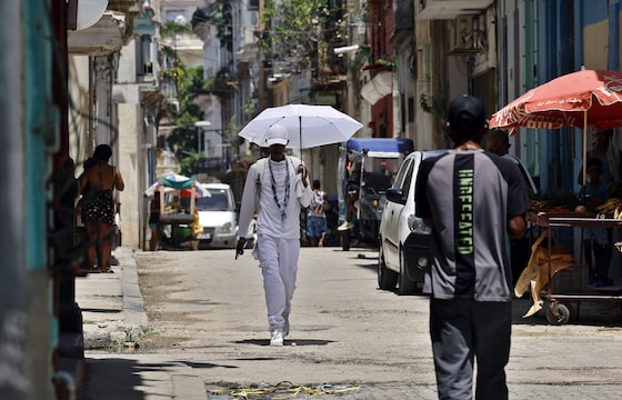 Archiefbeeld. Een straatbeeld van de Cubaanse hoofdstad Havanna. (20/08/26) 