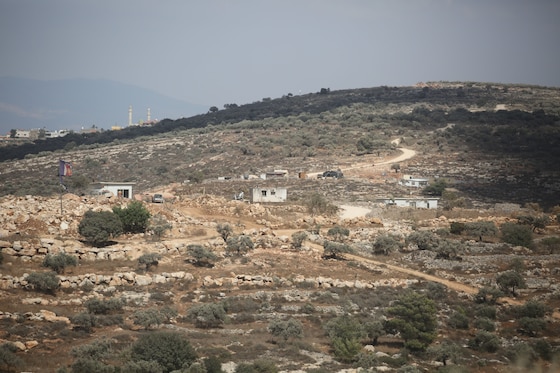 Illegale Israëlische kolonistenposten op de Westelijke Jordaanoever. (30/08/26)