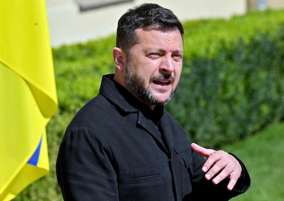 De Oekraïense president Volodymyr Zelensky.