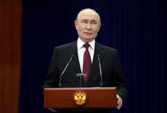 Russische president Vladimir Poetin