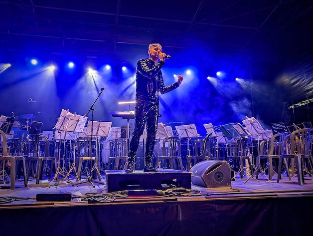 Lokale klepper Medi palmde het podium op de Grote Markt in