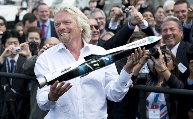 Richard Branson van Virgin Galactic.