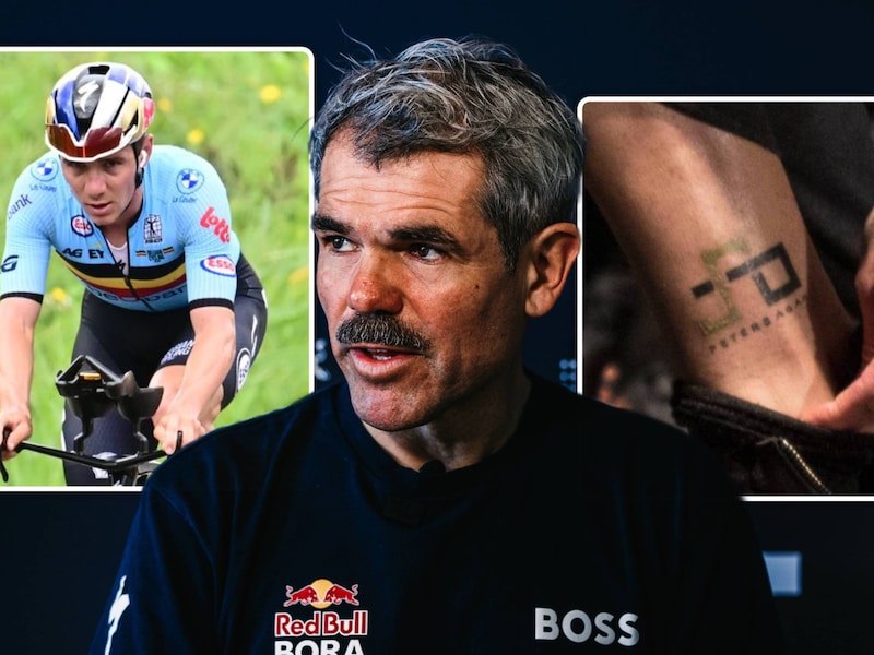 “Ik zet een tattoo van Remco Evenepoel als hij wereldkampioen wordt in de wegrit”: grote baas van Red Bullploeg Ralph Denk doet bizarre belofte voor WK