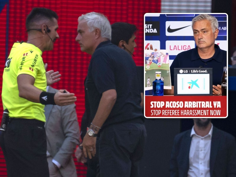 “Ze leven in andere melkweg”: Real Madrid en José Mourinho krijgen er flink van langs in Spanje na geklaag over arbitrage