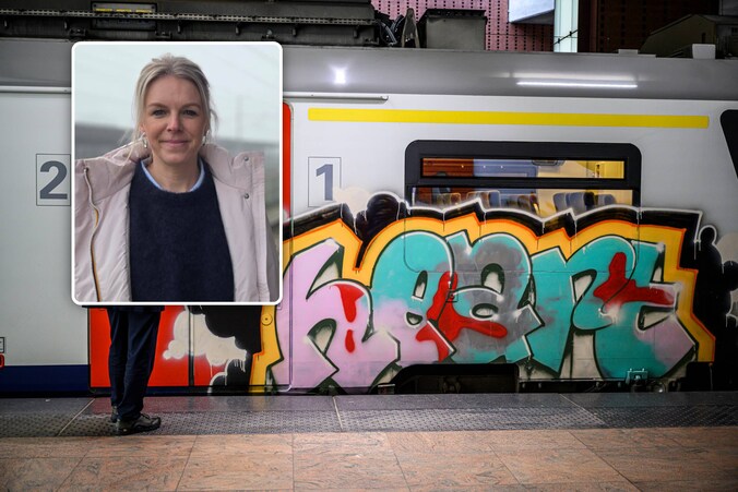 Graffiti op treinen kost NMBS jaarlijks bijna 9 miljoen euro: “Ook in ...