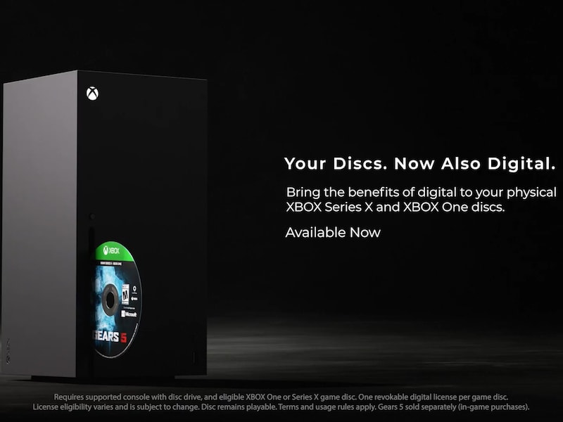 Xbox laat spelers digitale versie maken van game op disc