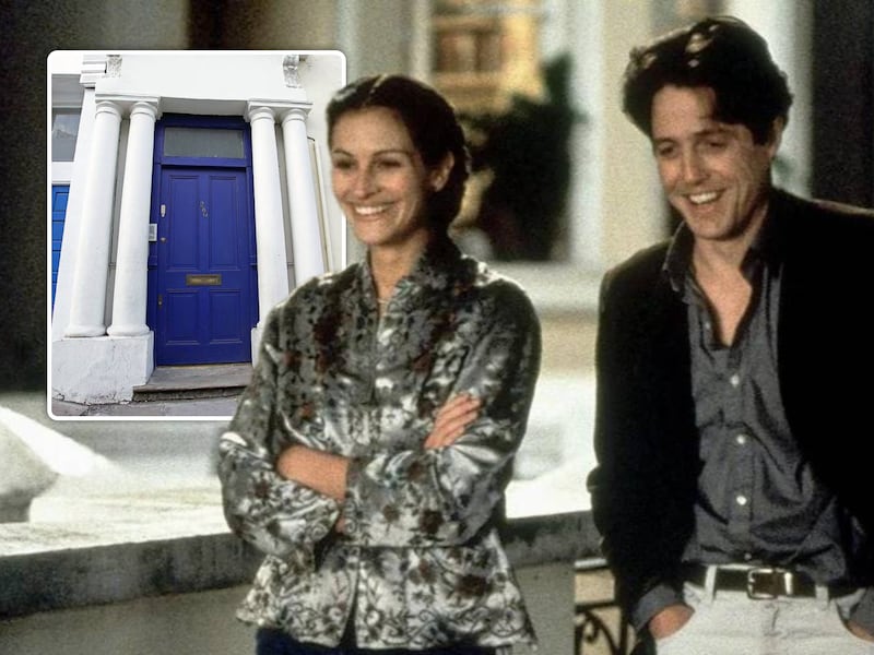 Huis met beroemde blauwe deur uit ‘Notting Hill’ te koop voor ruim 9 miljoen euro