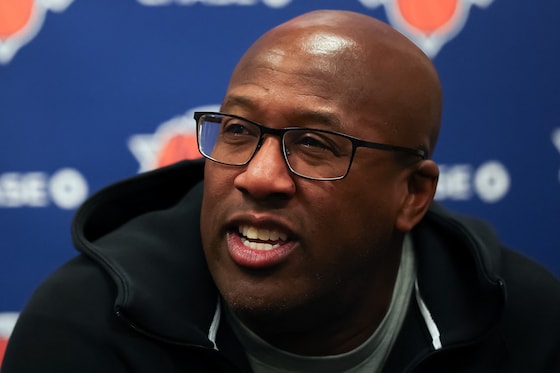 Mike Brown, hoofdcoach van de Knicks.