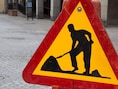 Omleiding in Heiblok in Essen door rioleringswerken