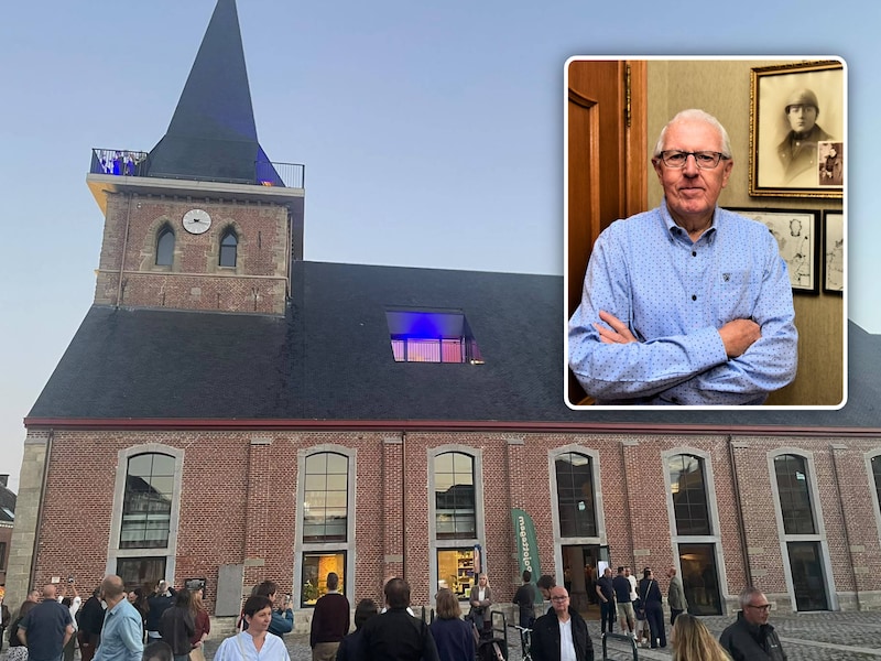Michel Matthijs stelt nieuw boek over Sint-Pietersparochie voor in vernieuwde kerk