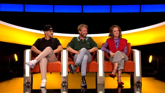 Dean Raey, Rik Verheye en Stephanie Planckaert in De slimste mens ter wereld 