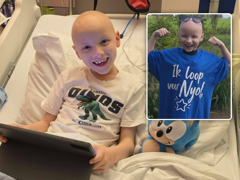 Na zware strijd tegen hersentumor kan Nyo (7) weer vooruitkijken: “Toen hij dat nieuws hoorde, ging ons zoontje helemaal uit zijn dak”