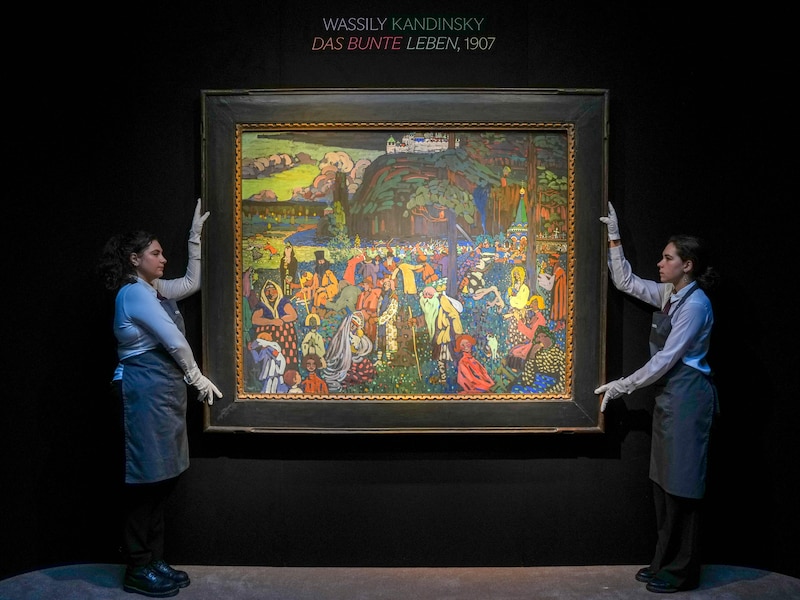 Door nazi's geroofde Kandinsky voor 37 miljoen euro geveild