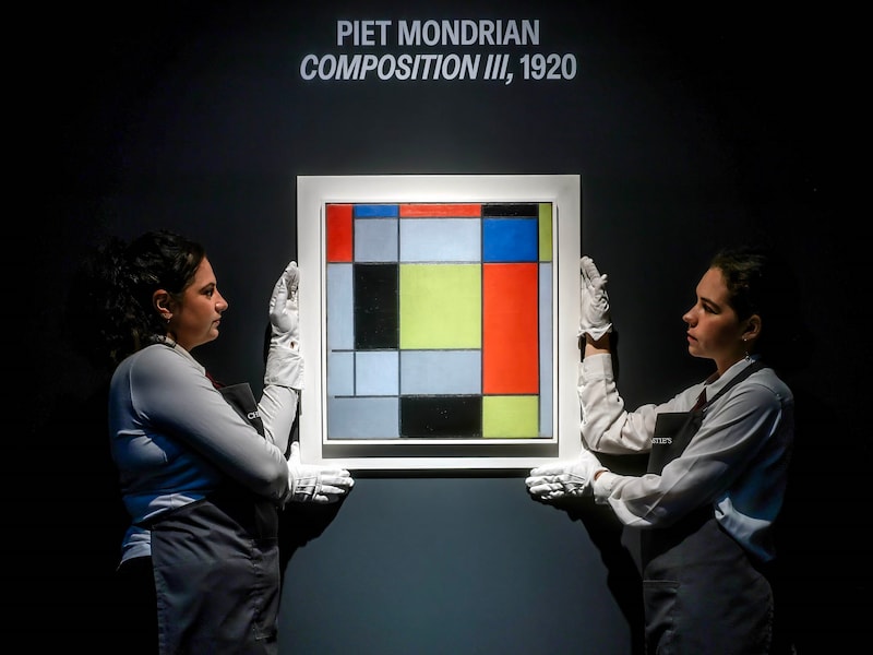 Piet Mondriaans “belangrijkste werk” voor bijna 30 miljoen geveild