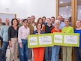 Middenstand Opdorp Leeft deelt cheques uit aan twee verenigingen