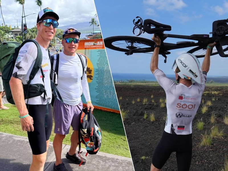 Izegemse triatleet Alexander Rosseel (33) ontmoet net voor Ironman op Hawaï absolute wereldster Kristian Blummenfelt: “Een bijzondere ervaring”