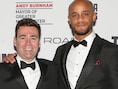 Britse premier Andy Burnham zamelde samen met Vincent Kompany geld in voor daklozen, nu brengt fraudezaak Manchester City hem aan het wankelen