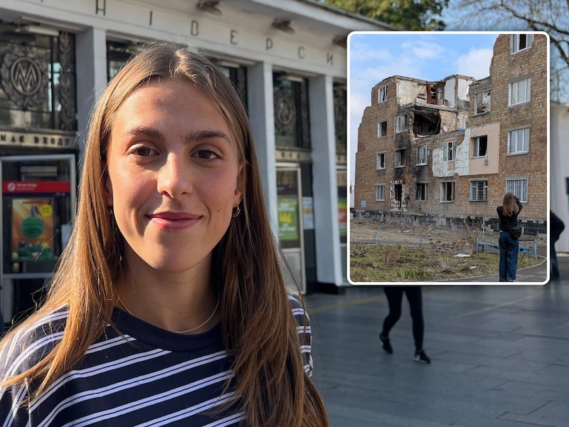 Vlaamse Juliette (25) woont en werkt in Kiev: “Tien keer per dag naar de schuilkelder en ’s nachts slaap ik vaak in de gang. En toch is dit mijn droomjob”