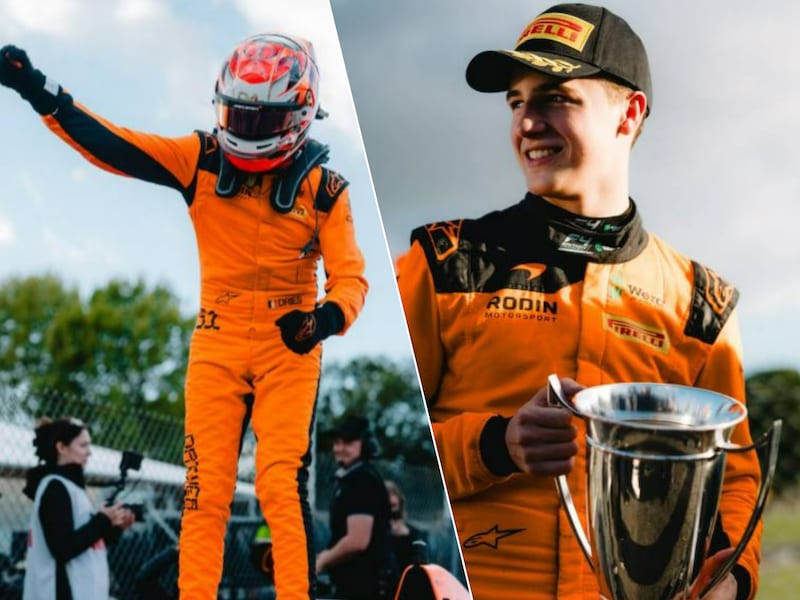 Onder meer Lando Norris deed het hem voor: Belgisch toptalent Dries Van Langendonck (16) kroont zich tot kampioen in Britse F4