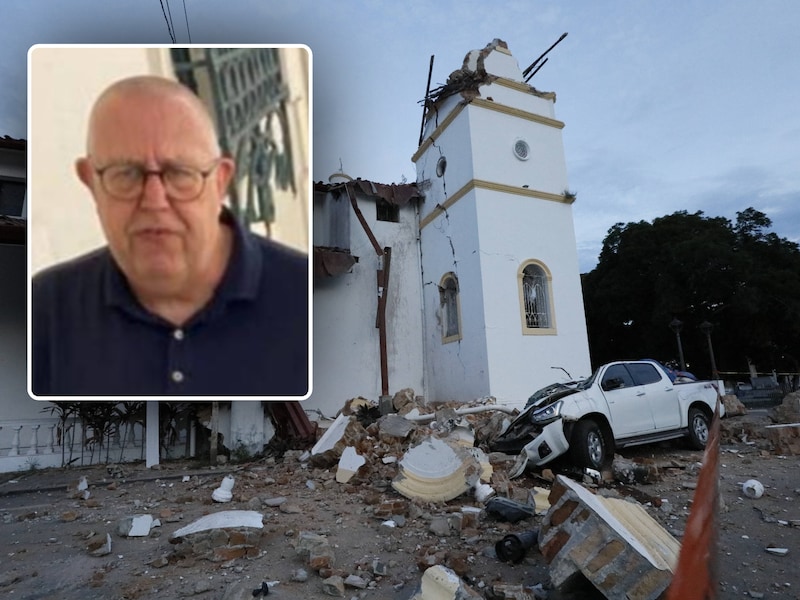 Bart (58) uit Izegem maakte zware aardbeving in Panama mee: “Het voelde alsof mijn benen dronken waren”