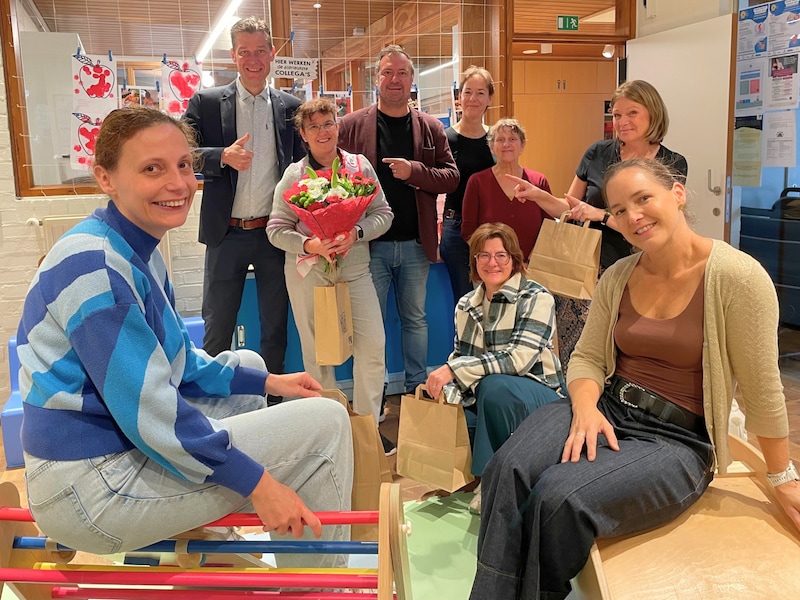 Week van de Kinderopvang in Brugge start met bedankingsmoment voor Saskia