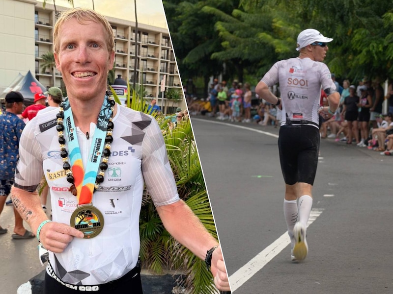 Triatleet Alexander verpulvert eigen fietsrecord tijdens Ironman op Hawaï: “Steun van mijn supporters heeft veel betekend”