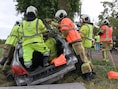 Brandweer rukt voor oefening uit naar “complex ongeval”