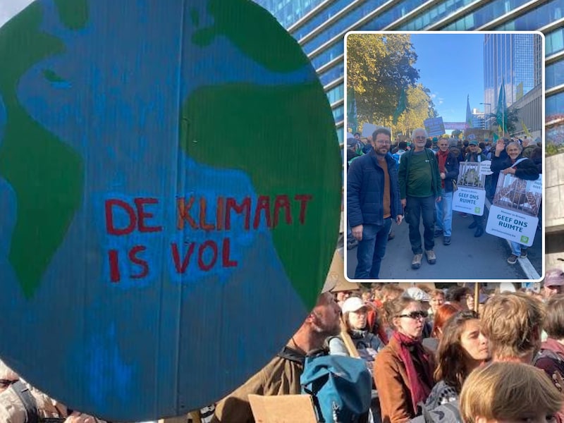 “De zomerhitte heeft veel mensen wakker geschud”: Pajotse delegatie stapt mee in Klimaatmars in Brussel