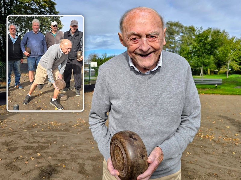 Omer wordt 100, maar is nog in heel Meetjesland ‘koning van de krulbol’: “Tussen de mensen zijn, dat is mijn lang leven”