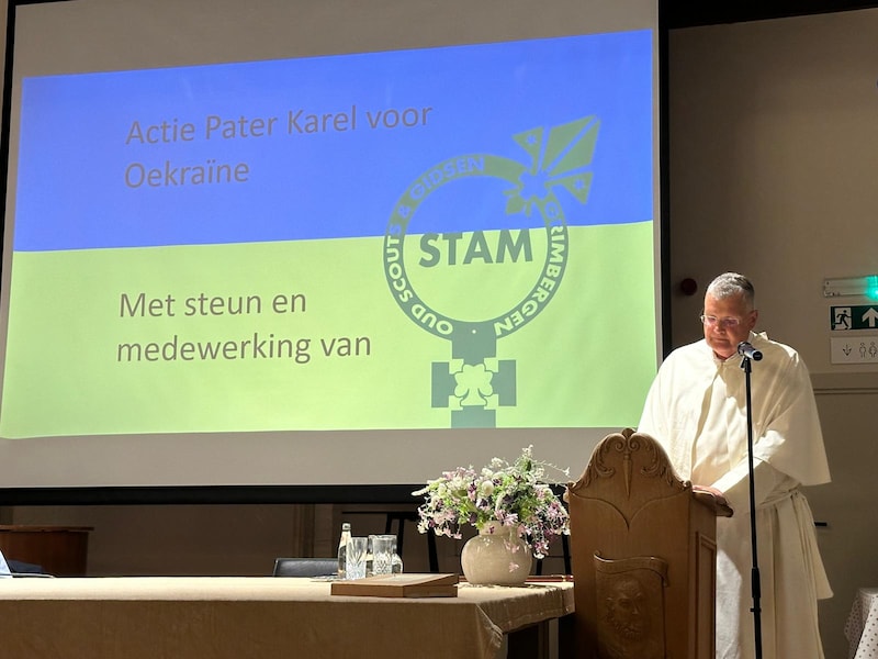 Pater Karel ontroert Macekliers met getuigenis over Oekraïne