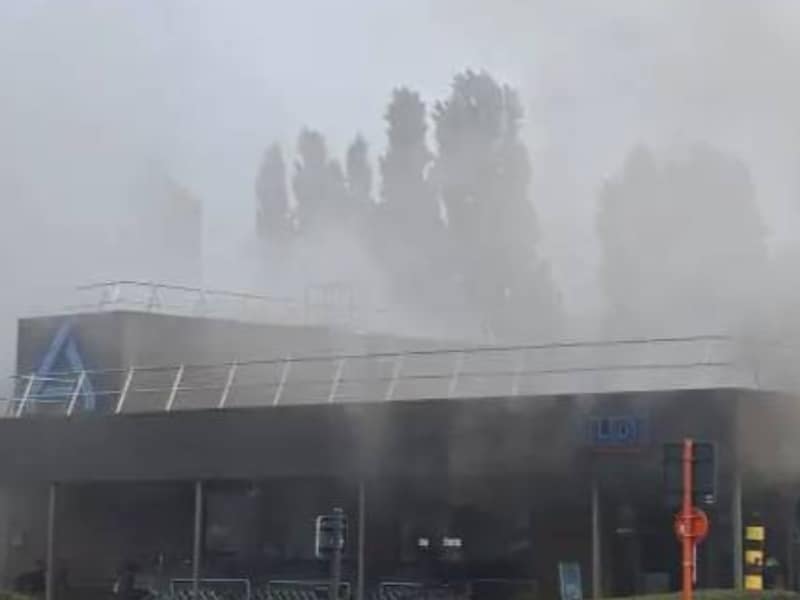 Brand in Aldi Tienen: brand geblust, hulpdiensten nog steeds ter plaatse